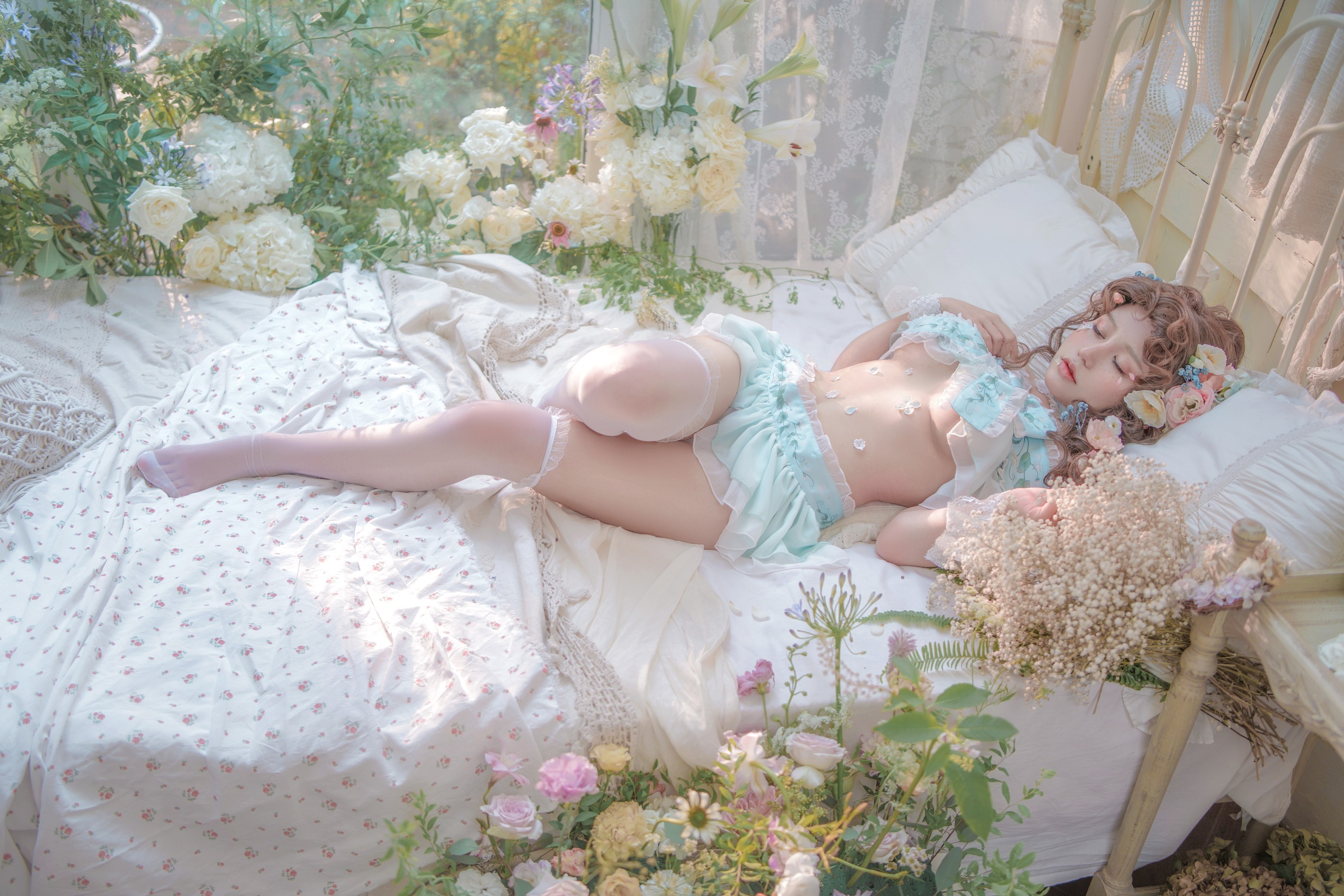 图片[1]-一笑芳香沁 – NO.031 豌豆公主 [30P]-XikXak
